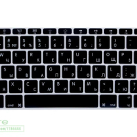Russian UK Silicone Keyboard Cover Skin for Macbook Pro 13" A1708 (2017 2018 2019 No Touch Bar) for Macbook 12"A1534 Retina