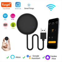 Tuya WiFi IR Remote Control Smart Home Controller Universal Infrared for TV Air Conditioner Works with Alexa Google Home Alice