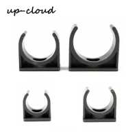 10pcs PVC 20mm 25mm 32mm 40mm Water Pipe Clamp PVC PPR Pipe Support Garden Irrigation Connector hard tube bracket