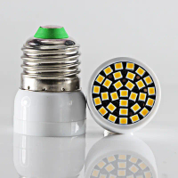 【HOT stock GU10 bulb】 Lampadina  Mini Led Bulb E27 E14 GU10 B22 110v 220v 3W Spotlight Corn Light 18