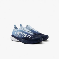【LACOSTE】男鞋- AG-LT25 Lite 網球鞋(淺藍色)
