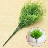 7 Branches Artificial Asparagus Fern Grass Plant Flower Home Floral Accessories