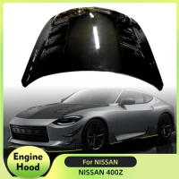Car Engine Hood Bonnet For Nissan 400Z RZ34 2023 Engine Cover Protective Guard Auto Parts Dry Carbon Fiber