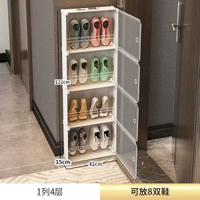 鞋櫃家用進門口外現代簡約玄關櫃小戶型新款窄15cm收納薄鞋架商貿