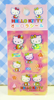 【震撼精品百貨】Hello Kitty 凱蒂貓~KITTY貼紙-香菇粉