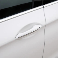 Chrome Door Handle 3D Sticker Car Styling Decoration Cover Trim for BMW 5 7 Series GT F10 F18 F01 F07 Auto Exterior Accessories
