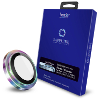 hoda iPhone 13 Pro / 13 Pro Max 三鏡組 藍寶石原機結構設計款鏡頭保護貼(燒鈦款)