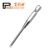 【Panrico 百利世】電子專用六角起子頭 一字 3mm / 6mm 75mm長 適電動起子機