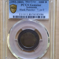koin mint error PCGS 1000 sawit tahun 1993 bersertifikat ( rare item )