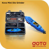 Goto Living Kova X-40 Blue Mini Die Grinder Set Turner Gerinda Bor Listrik Mini