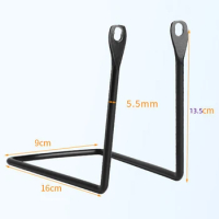 Secure Bike Basket Mounting Bracket Exquisite Workmanship Adjustable Size Suitable for Road Bikes Mountain Bikes and More
