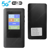 5G WiFi6 Portable Router Dual Band 2.4G/5.8G Wireless MiFi Modem 4000mAh Mobile Broadband with Sim Card Slot Pocket WiFi Hotspot