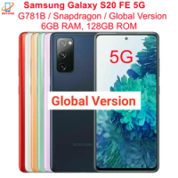 Samsung Galaxy S20 FE S20FE 5G G781B G781B/DS Global Version 6.5" ROM 128/256GB RAM 6/8GB Snapdragon NFC Original Cell Phone