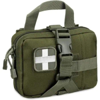 Tactical EMT Pouch, Rip Away Molle Medical Pouches IFAK Tear-Away First Aid Kit Emergency Survival Bag for Travel Outdoor Hiking