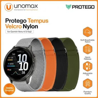 Watch Strap / Band Garmin Venu 4 / 3 / Sq 2 Protego Tempus Velcro Nylon (PT-001) Garmin Venu 3 Grey