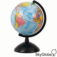 【SkyGlobe】8吋塑膠底座地球儀(中英文對照)