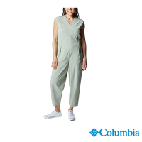 Columbia 哥倫比亞 女款-防潑連身背心褲裝-灰綠 UAR36160GG / SS23