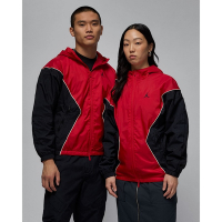 NIKE 耐吉 喬丹 連帽 休閒 夾克 男運動外套-紅黑色 AS M J BRK DRAFT JKT-HF9334636