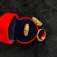 AL JANNAH SHOP CINCIN \CROWN\" CHROME CANTIK"