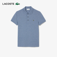 LACOSTE 男裝-經典修身短袖Polo衫(淺靛藍)
