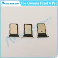 For Google Pixel 6 Pro GLUOG G8VOU SIM Card Tray Slot Holder Adapter Socket Parts For Google Pixel6Pro 6Pro Sim Tray Holder