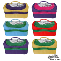 Tas kotak Bekal Makan insulated Lunch Bag Box Kid Teen Foodle smiggle - PinkUngu TERBARU!!