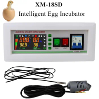 XM-18SD Intelligent Egg Incubator Incubator Controller Thermostat Full Automatic Multifunction Egg Incubator Control System 40%
