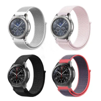 20mm 22mm nylon loop bracelet for Samsung Galaxy watch active 2 40mm 44mm for Gear S3 watch 3 45mm braided nylon velcro strap