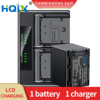 HQIX for Sony DCR-SR82 SR300 SX40 SX41 SR85 SR87 SR220 SX60 HC7 HC16 HC38 HC45 HC47 HC48 Camera NP-FH70 Dual Charger Battery