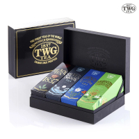 【TWG Tea】時尚茶罐四入禮盒組 1837黑茶+銀月綠茶+法式伯爵茶+摩洛哥薄荷綠茶