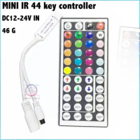 1-10 Pieces Advanced chip 44key MINI infrared led controller DC12-24V Factory direct For RGB light strip light bar Free Shipping