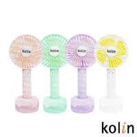 Kolin歌林 4吋迷你小風扇(綠/粉/白/紫 顏色隨機) KF-DL4U01  4入組