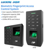 Standalone Biometric Fingerprint Digital Access Control Keypad RFID 125Khz WG Output Card Reader For Electric Door Lock System