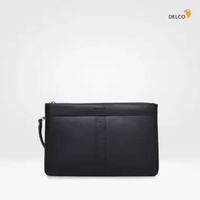 Tas Pria Delco by Elizabeth Clutch 0716-0858 Black