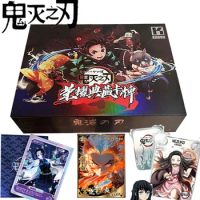 Original Demon Slayer Card For Children Magical Combat Anime Characters Kamado Nezuko Limited Game Collection Card Kids Gifts