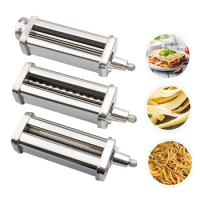 Pasta Maker Stainless Steel Pasta Spaghetti Roller Stand Type Mixer Noodle Press Attachment Kitchen Tool For KitchenAid