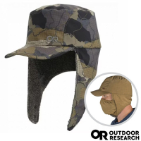 Outdoor Research WHITEFISH HAT 輕量透氣排汗保暖護耳帽子(內附收納式口罩)_迷彩