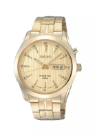 Seiko Seiko Kinetik Jam Tangan Pria - Emas - Stainless Steel - SMY106
