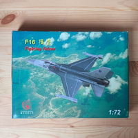 豐正模型 1:72 F16 獵鷹 Fighting Falcon 戰鬥機模型【Tonbook蜻蜓書店】