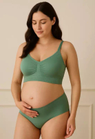 Kiss & Tell Grace Nursing Push Up Bra in Green Maternity Bra