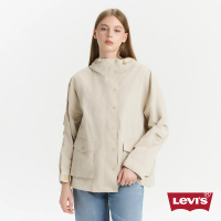 LEVIS 官方旗艦 女款 防風連帽外套 / 防潑水 / 袖口可調節 熱賣單品 A7220-0000