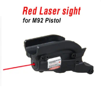 Free Shipping M92 Red Laser Sight Device With Lateral Grooves For Beretta Model 92 96 M9 Hunting