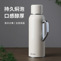 開發票 jeko保溫水壺家用不銹鋼傳家壺熱水瓶外出便攜式小暖瓶車用開水壺 快速出貨