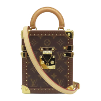 【二手名牌BRAND OFF】LOUIS VUITTON LV 路易威登 棕色 原花 帆布 Camera Box 兩用包 相機包 M10079