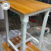 meja besi/meja bar/meja caffe/meja tamu  uk p = 45 cm, l = 45 cm, t = 4580 cm material holo 4 x 4x c