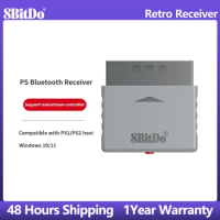 8Bitdo Retro Receiver For PS1/PS2/Windows System Compatible For Xbox Series/Xbox One/Switch Pro/PS5/PS4 Controller