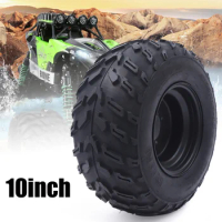 10 Inches ATV Wheels 22x10-10 Tire Rim for 200cc 250cc Quad UTV Off Road Brand Black