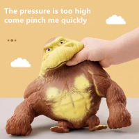 Novel Design Animal Gorilla Stretch Toy Anxiety Soothing Fidget Decompression Fun Monkey Gorilla Decompression Squeeze Toy