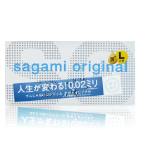 【sagami 相模】相模元祖0.02大碼極潤裝PU保險套(20入)
