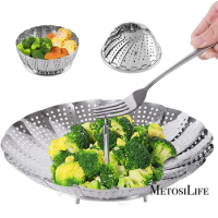 Expandable Stainless Steel Steamer Basket Fit Various Size Pots Instant Pot Accessories for Food and Vegetable